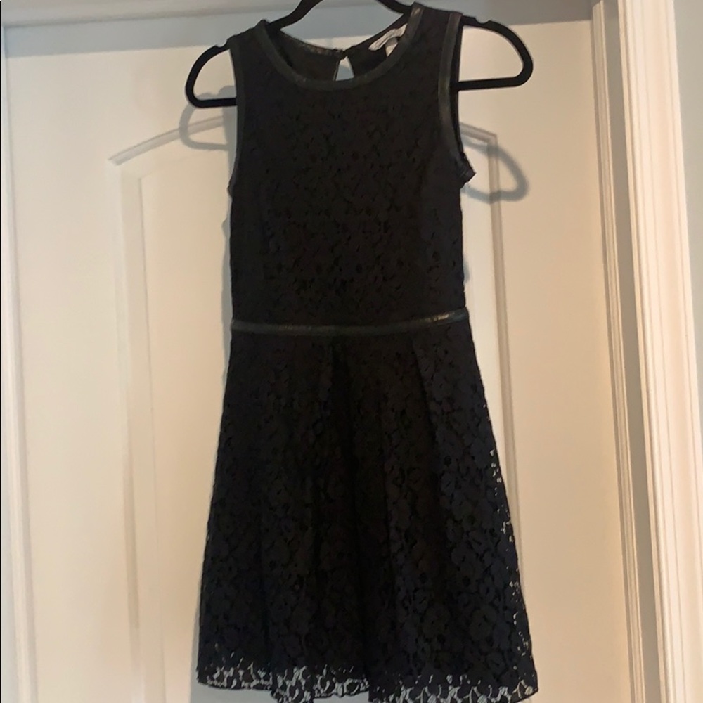 Black lace dress